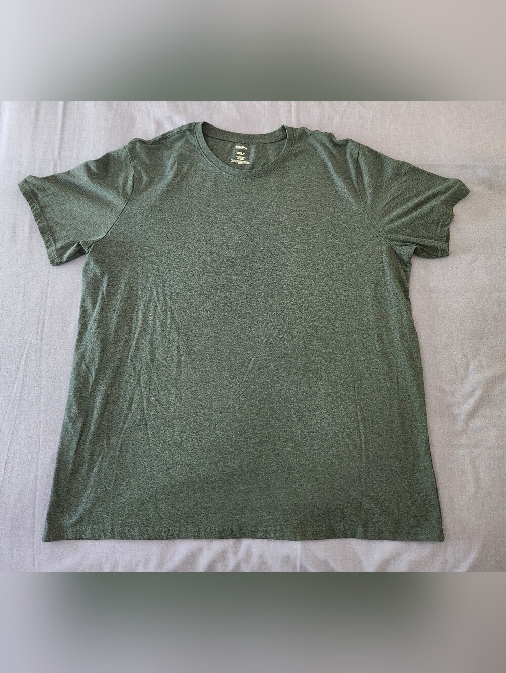 Sonoma Men's Heather Forest Green Crew Neck Tee